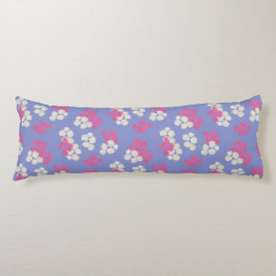 Floral Purple Pattern Body Cushion