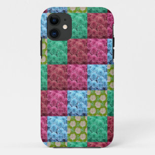 floral quilt design iPhone 11 case
