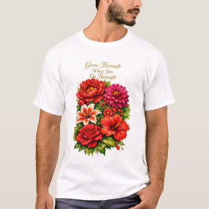 Floral Quote Unisex T‑Shirt T-Shirt