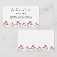 Floral Recipe for the bride to be