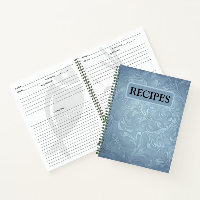 Floral Recipe Notebook (Inside)