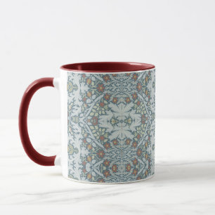 Floral red Vintage William Morris Autumn Flower Mug