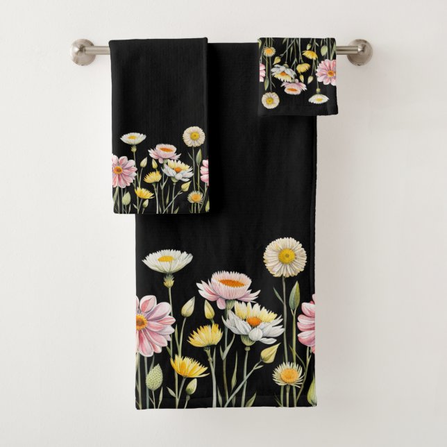 Floral Reflections  Bath Towel Set (Insitu)