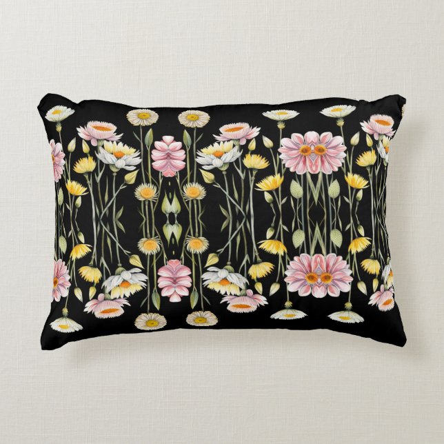 Floral Reflections  Decorative Cushion (Front)