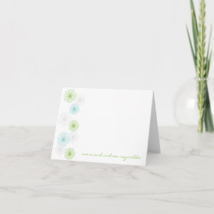 Floral Reflections Thank You Note Card