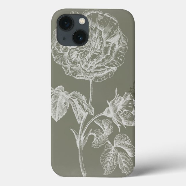 Floral Relief I Case-Mate iPhone Case (Back)