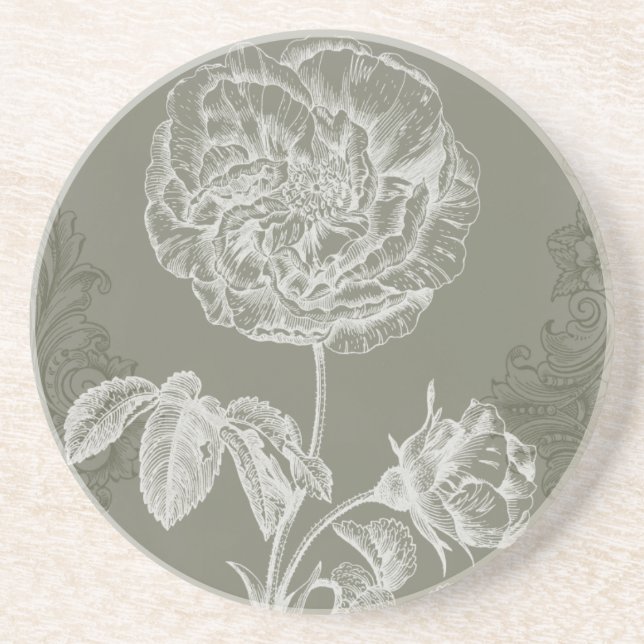 Floral Relief I Coaster (Front)