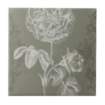 Floral Relief I Tile<br><div class="desc">Floral</div>