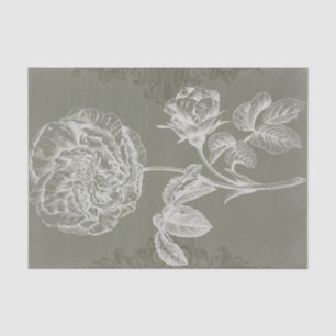 Floral Relief I Tissue Paper