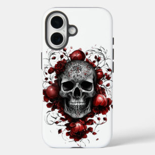 Floral Requiem on Mobile iPhone 16 Case