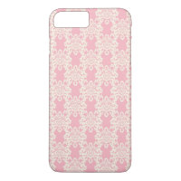 Floral retro damask