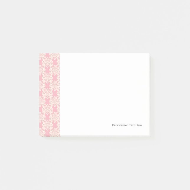 Floral retro damask post-it notes (Front)