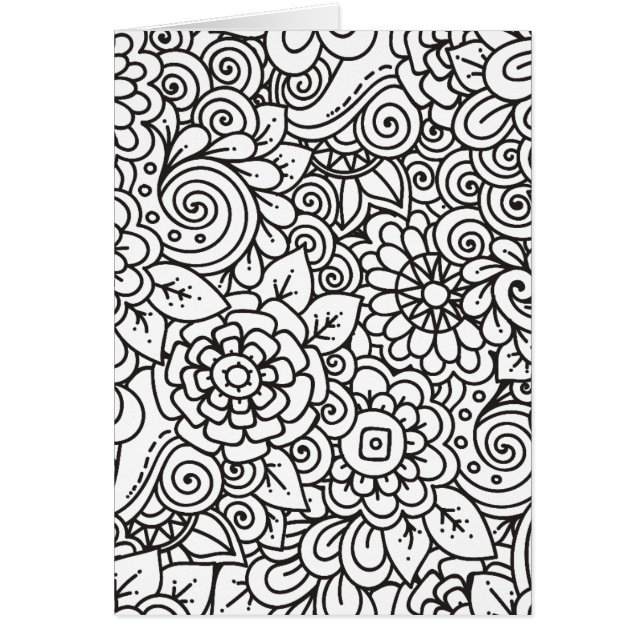 Floral Retro Doodle (Front)