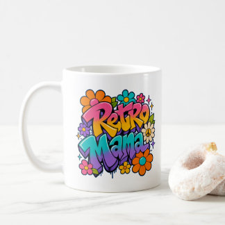 Floral Retro Mama Coffee Mug
