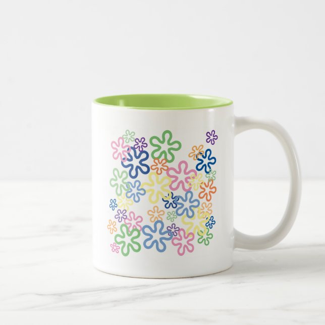 Floral Retro Mug (Right)