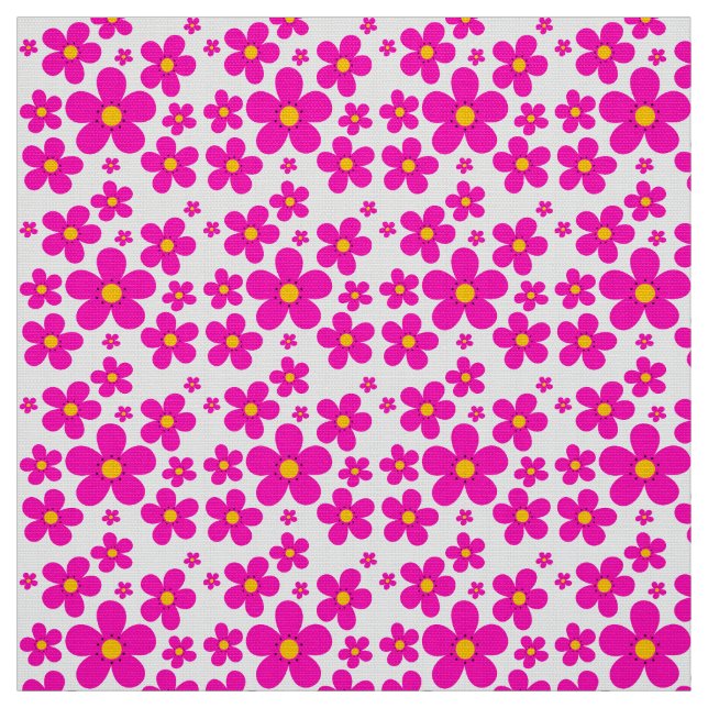 floral retro pattern fabric (Swatch)