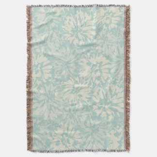 Floral retro pattern in boho style. throw blanket