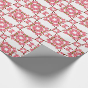 floral retro pattern wrapping paper