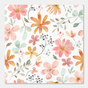 FLORAL RETRO VINTAGE WALLPAPER