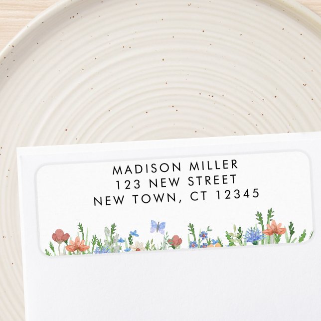 Floral Return Address (Creator Uploaded)