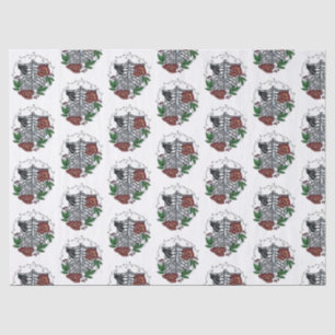 Floral Ribs Tissue Paper