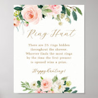 Floral Ring Hunt Bridal Shower Game