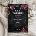 Floral RIP 20s 30th Birthday Death to my Youth Invitation<br><div class="desc">Embrace the passage of time with our Floral RIP 20s 30th Birthday "Death to My Youth" Invitation. This chic and playful design captures the essence of bidding farewell to the carefree twenties and stepping into a new era of wisdom and celebration. Featuring a stylish floral motif combined with bold typography,...</div>