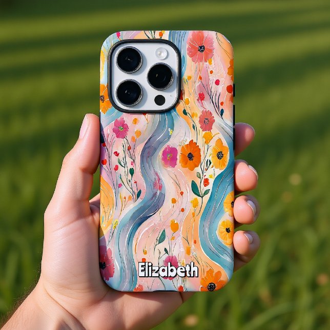 Floral River Pattern Case-Mate iPhone Case (Creator Uploaded)
