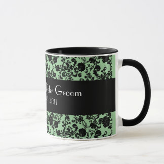 Floral Rococo Wedding, souvenir mug