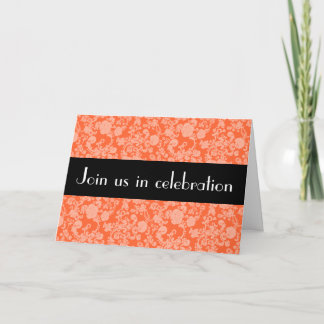Floral Rococo Wedding, wedding invitaton Invitation