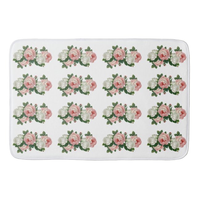 Floral Romance  Bath Mat (Front)
