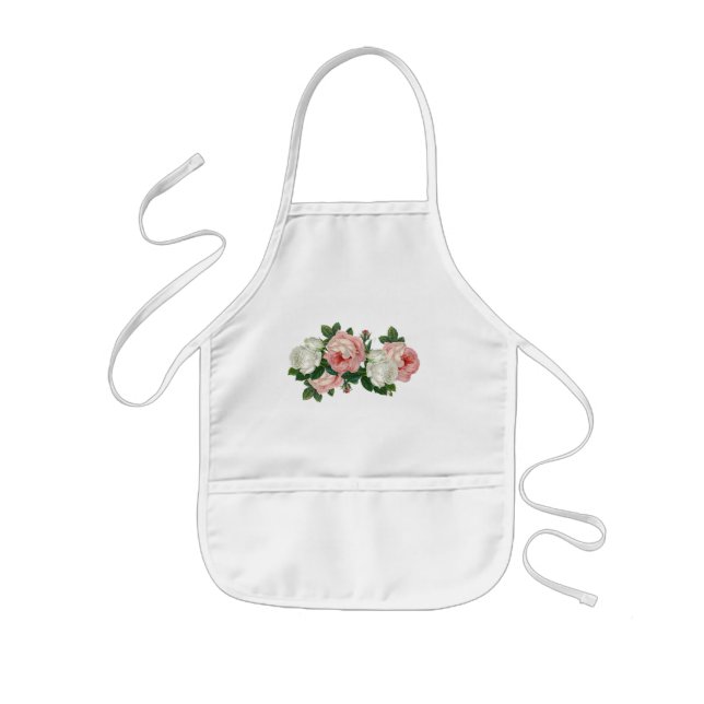 Floral Romance  Kids Apron (Front)