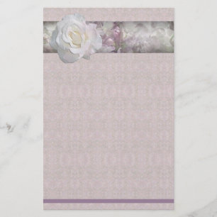 Floral Rose Stationery