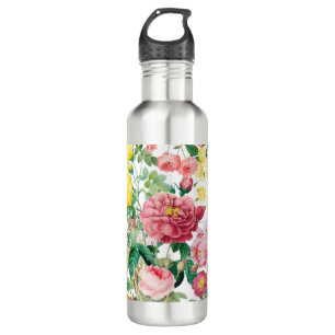 Floral Roses Vintage Spring Garden     710 Ml Water Bottle