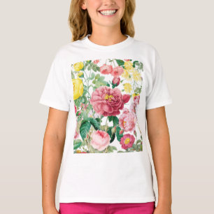 Floral Roses Vintage Spring Garden T-Shirt
