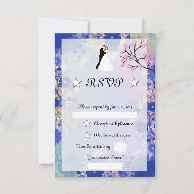 Floral RSVP Card (Front)