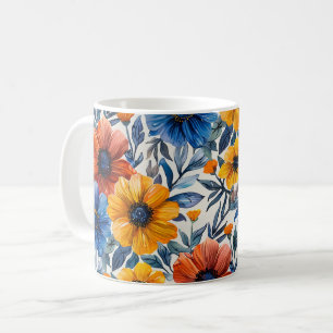  Floral rustic fashion retro pattern Coffee Mug