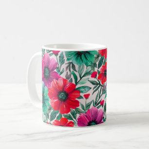 Floral rustic fashion retro pattern Coffee Mug