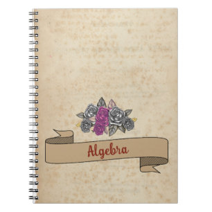Floral Rustic Inspire School  Notebook