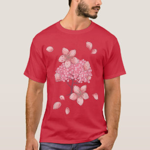 Floral Sakura Japanese Flower Japan Cherry Blossom T-Shirt