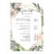 Floral Salon Price List Poster