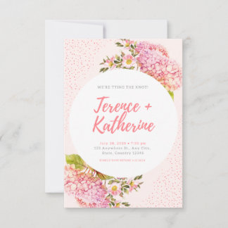 Floral Save The Card