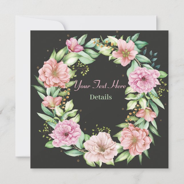  Floral Save The Date (Front)