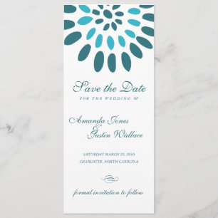 floral save the date