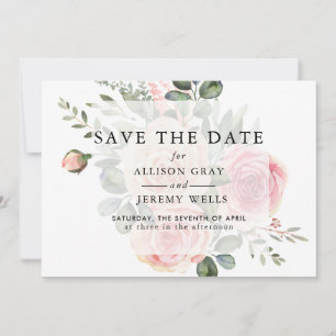 Floral Save the Date