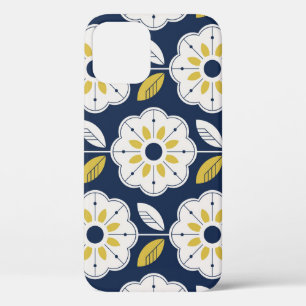 Floral Scandinavian Style Seamless Pattern iPhone 12 Case