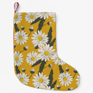 Floral scarf design, vintage background. small christmas stocking