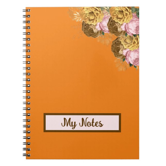 Floral School  Notebook (Front)