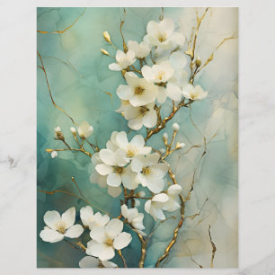 Floral Scrapbooking Paper