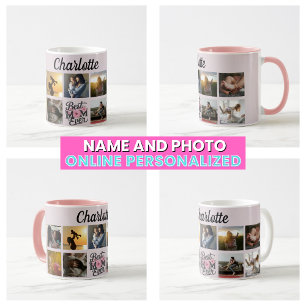 Floral Script Best Mum Ever Coffee Mug